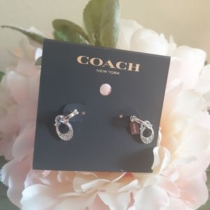 Coach Silver Earrings